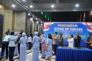Asisten Intelijen Kejati Riau Hadiri Acara Peresmian Gedung VIP Room Pandawa Lanud RSN